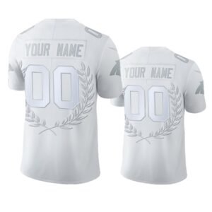 Carolina Panthers Custom Men”s Nike Platinum NFL MVP Limited Edition Jersey