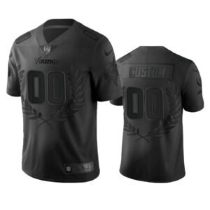 Minnesota Vikings Custom Men’s Nike Black NFL MVP Limited Edition Jersey
