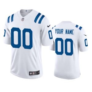 Indianapolis Colts Custom Men’s Nike White 2020 Vapor Limited Jersey