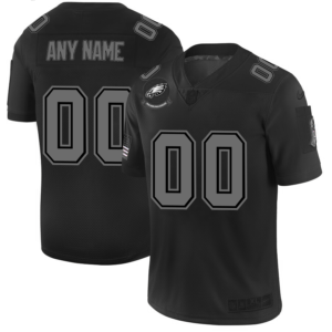 Philadelphia Eagles Custom Men’s Nike Black 2019 Salute to Service Limited Stitched NFL Jersey