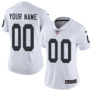 Nike Las Vegas Raiders Customized White Stitched Vapor Untouchable Limited Women’s NFL Jersey