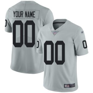 Las Vegas Raiders Custom Nike White Team Logo Vapor Limited NFL Jersey