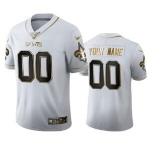 Cleveland Browns Custom Men’s Nike Black Golden Limited NFL 100 Jersey