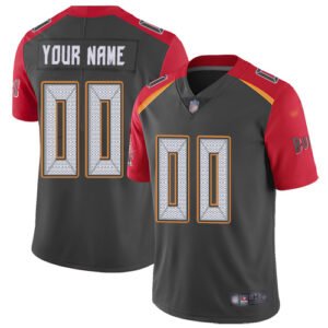 Nike Tampa Bay Buccaneers Customized Gray Men’s Stitched NFL Limited Inverted Legend Jersey