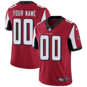Nike Atlanta Falcons Customized Red Team Color Stitched Vapor Untouchable Limited Men’s NFL Jersey
