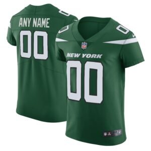 Nike New York Jets Customized Gotham Green Stitched Vapor Untouchable Elite Men’s NFL Jersey