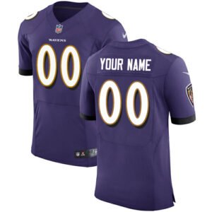 Nike Baltimore Ravens Customized Purple Team Color Stitched Vapor Untouchable Elite Men’s NFL Jersey