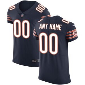 Nike Chicago Bears Customized Navy Blue Team Color Stitched Vapor Untouchable Elite Men’s NFL Jersey