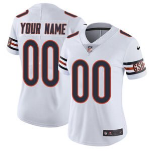 Nike Chicago Bears Customized White Stitched Vapor Untouchable Limited Women’s NFL Jersey