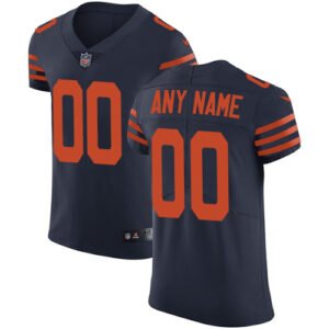 Nike Chicago Bears Customized Navy Blue Alternate Stitched Vapor Untouchable Elite Men’s NFL Jersey