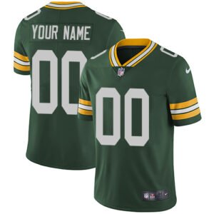 Nike Green Bay Packers Customized Green Team Color Stitched Vapor Untouchable Limited Men’s NFL Jersey
