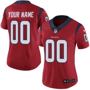 Nike Houston Texans Customized Red Alternate Stitched Vapor Untouchable Limited Women’s NFL Jersey