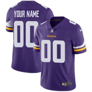 Nike Minnesota Vikings Customized Purple Team Color Stitched Vapor Untouchable Limited Men’s NFL Jersey
