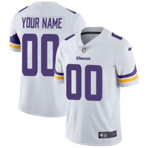 Nike Minnesota Vikings Customized White Stitched Vapor Untouchable Limited Men’s NFL Jersey