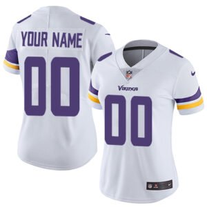 Nike Minnesota Vikings Customized White Stitched Vapor Untouchable Limited Women’s NFL Jersey