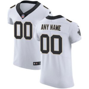 Nike New Orleans Saints Customized White Stitched Vapor Untouchable Elite Men’s NFL Jersey