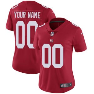 Nike New York Giants Customized Red Alternate Stitched Vapor Untouchable Limited Women’s NFL Jersey