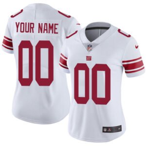 Nike New York Giants Customized White Stitched Vapor Untouchable Limited Women’s NFL Jersey