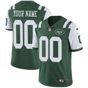 Nike New York Jets Customized Green Team Color Stitched Vapor Untouchable Limited Men’s NFL Jersey