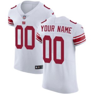 Nike New York Giants Customized White Stitched Vapor Untouchable Elite Men’s NFL Jersey