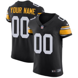 Nike Pittsburgh Steelers Customized Black Alternate Stitched Vapor Untouchable Elite Men’s NFL Jersey
