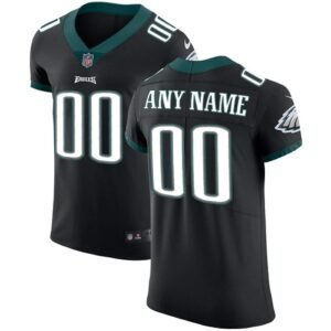 Nike Philadelphia Eagles Customized Black Alternate Stitched Vapor Untouchable Elite Men’s NFL Jersey