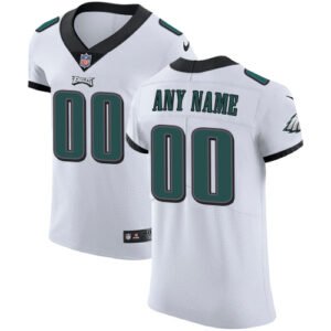 Nike Philadelphia Eagles Customized White Stitched Vapor Untouchable Elite Men’s NFL Jersey