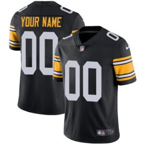 Nike Pittsburgh Steelers Customized Black Alternate Stitched Vapor Untouchable Limited Men’s NFL Jersey