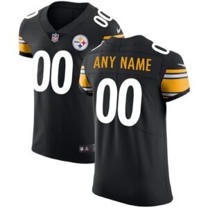 Nike Pittsburgh Steelers Customized Black Team Color Stitched Vapor Untouchable Elite Men’s NFL Jersey