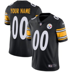 Nike Pittsburgh Steelers Customized Black Team Color Stitched Vapor Untouchable Limited Men’s NFL Jersey