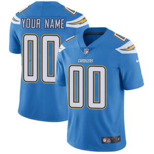 Nike San Diego Chargers Customized Electric Blue Alternate Stitched Vapor Untouchable Limited Men’s NFL Jersey