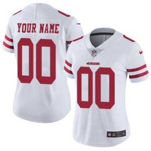 Nike San Francisco 49ers Customized White Stitched Vapor Untouchable Limited Women’s NFL Jersey