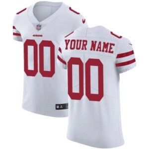 Nike San Francisco 49ers Customized White Stitched Vapor Untouchable Elite Men’s NFL Jersey