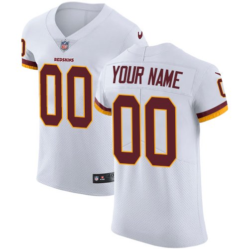 Nike Washington Redskins Customized White Stitched Vapor Untouchable Elite Men’s NFL Jersey