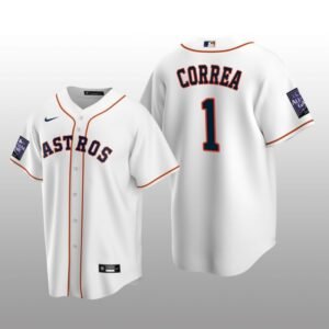 All-Star Game Houston Astros White Home Jersey Replica Carlos Correa