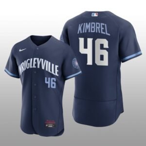 City Connect Chicago Cubs Craig Kimbrel Authentic Navy Jersey
