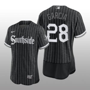 City Connect White Sox Black Authentic Men’s Jersey Leury Garcia