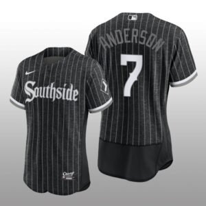 City Connect White Sox Black Authentic Men’s Jersey Tim Anderson