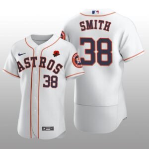 Memorial Day Houston Astros Joe Smith Authentic White Jersey