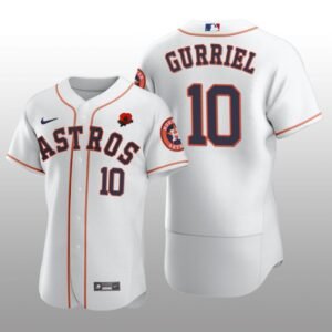Memorial Day Houston Astros Yuli Gurriel Authentic White Jersey