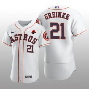 Memorial Day Houston Astros Zack Greinke Authentic White Jersey
