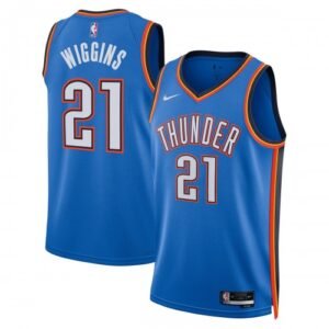 Aaron Wiggins Oklahoma City Thunder Nike Unisex Swingman Player Jersey – Blue