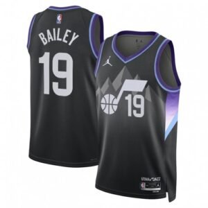 Ace Bailey Utah Jazz Jordan Brand Unisex Black Swingman Jersey – Statement Edition