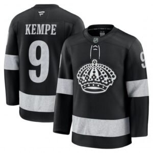 Adrian Kempe Los Angeles Kings Alternate Premium Jersey – Black