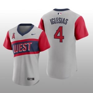Angels Jose Iglesias Little League Classic Gray Road Authentic Jersey
