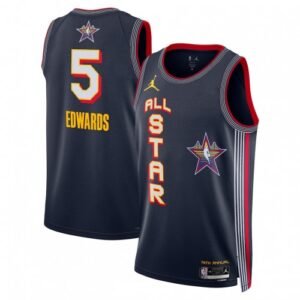 Anthony Edwards Jordan Brand Unisex Navy 2025 NBA All-Star Game Swingman Player Jersey