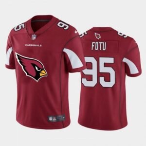 Arizona Cardinals #95 Leki Fotu Red Nike Big Team Logo Vapor Limited NFL Jersey