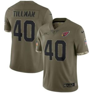 Arizona Cardinals #40 Pat Tillman Nike 2022 Salute To Service Limited Jersey – Olive