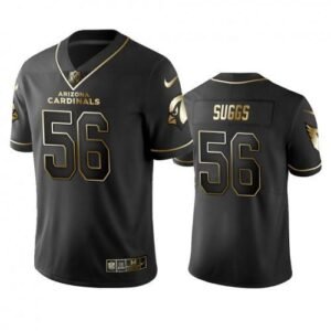 Arizona Cardinals #56 Terrell Suggs Stitched NFL Vapor Untouchable Limited Black Golden Jersey