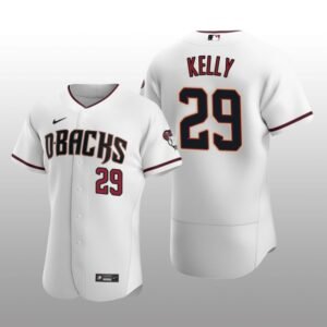 Arizona Diamondbacks Merrill Kelly Authentic Home White Jersey